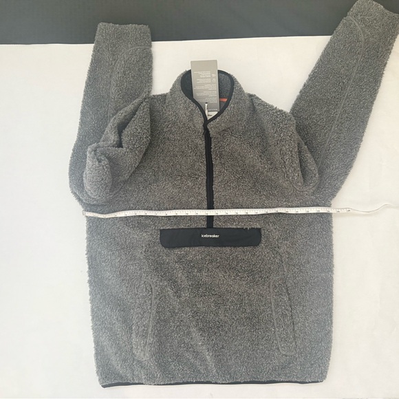 Ice breaker Grey Sherpa Pullover - Picture 1 of 6